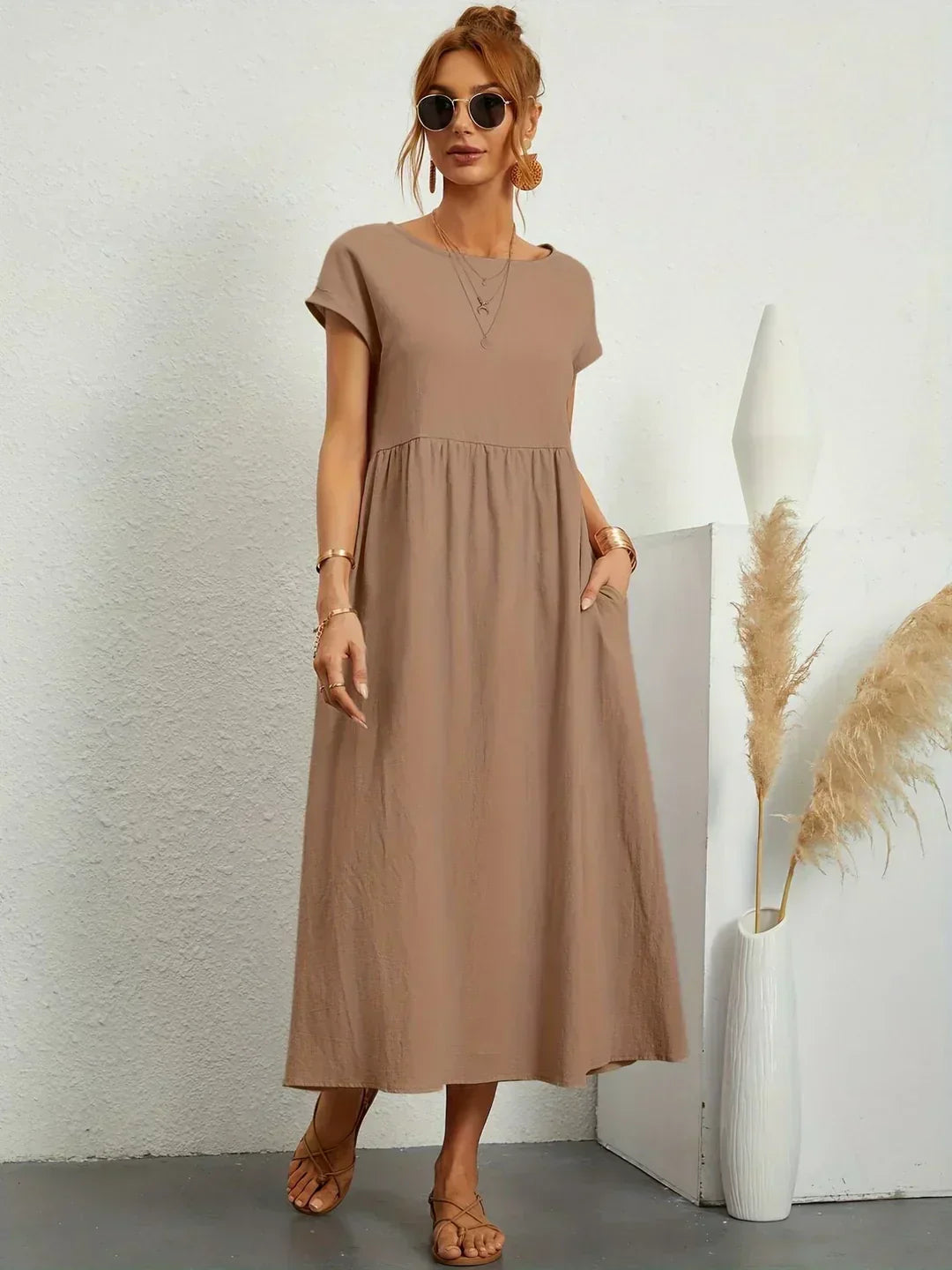 Ember | Fluid Midi Dress