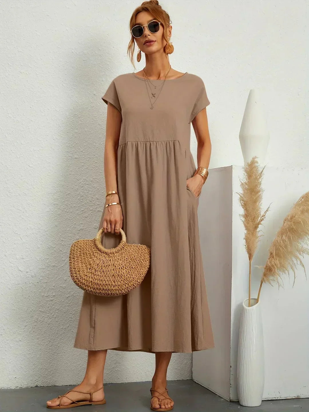 Ember | Fluid Midi Dress