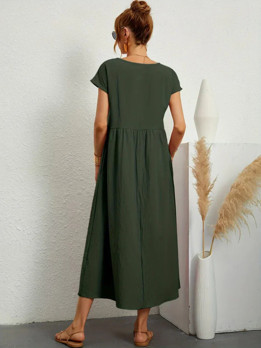 Ember | Fluid Midi Dress