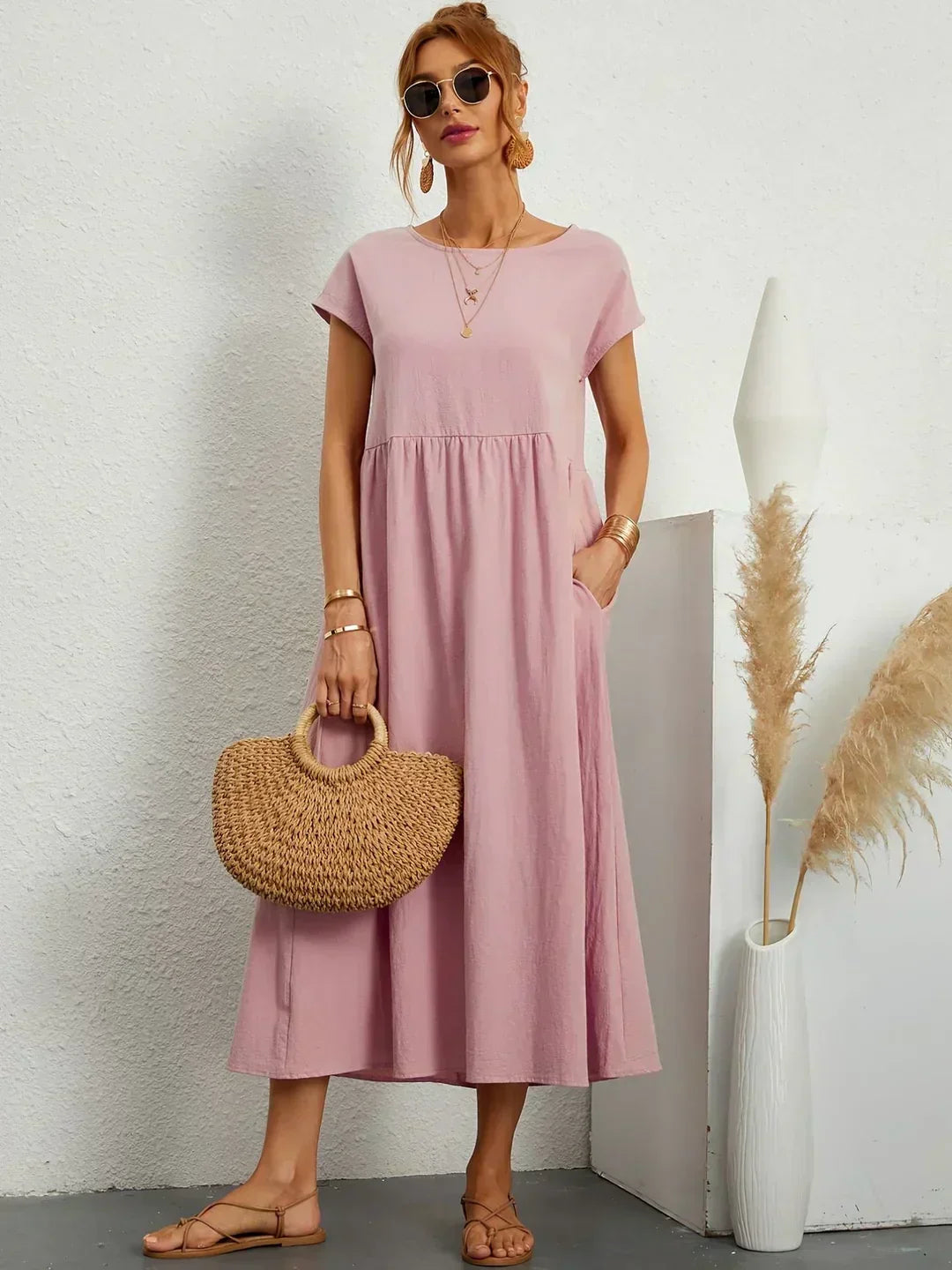 Ember | Fluid Midi Dress