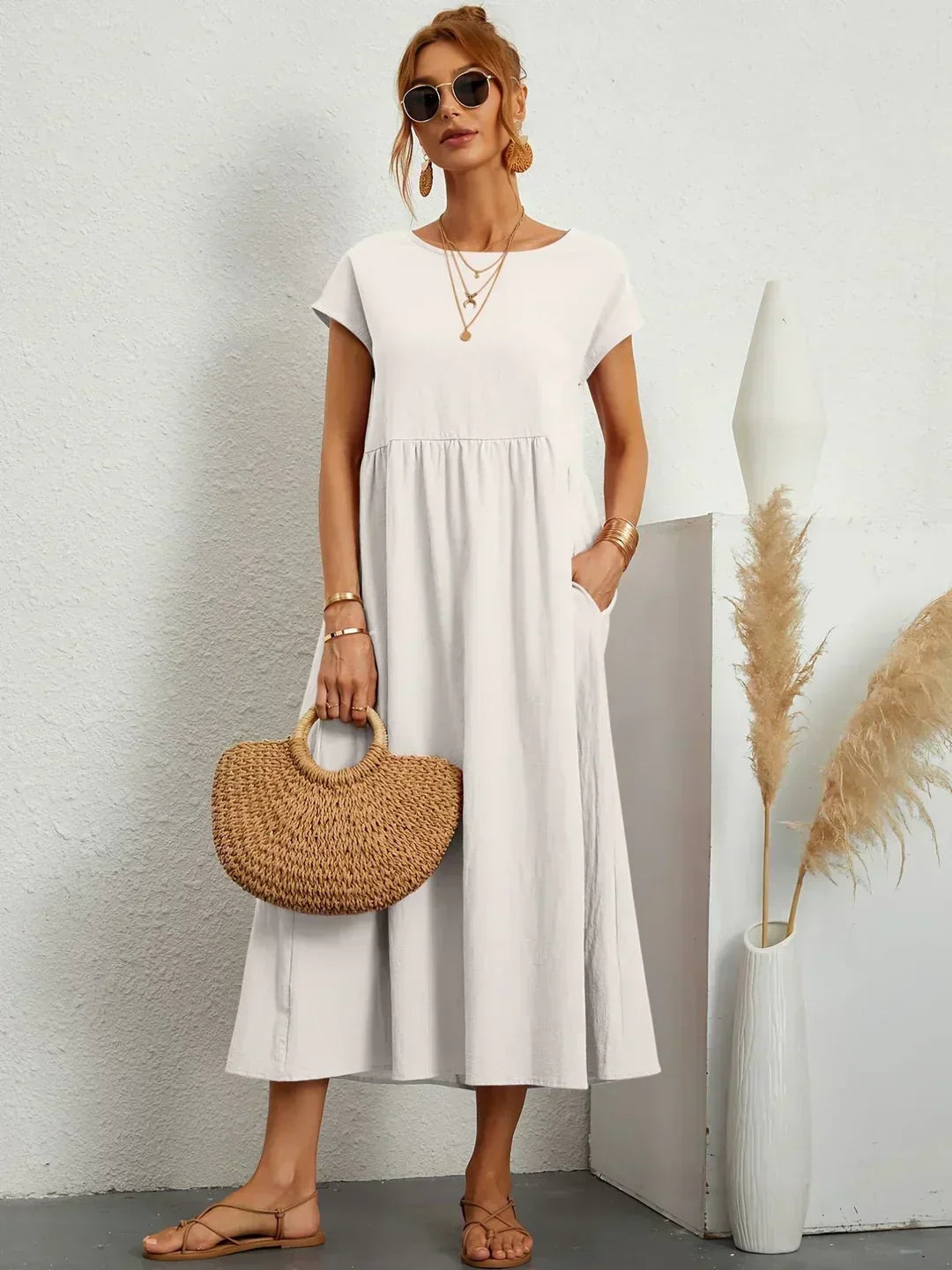 Ember | Fluid Midi Dress
