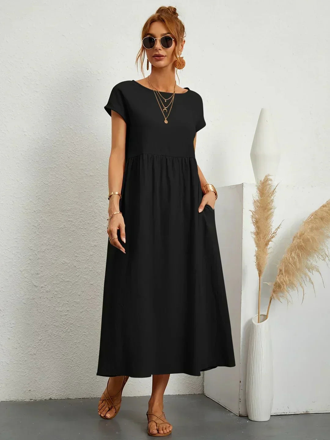 Ember | Fluid Midi Dress