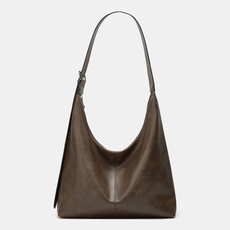 Lyra | Casual Solid Colour Large Shoulder Crossbody Bag