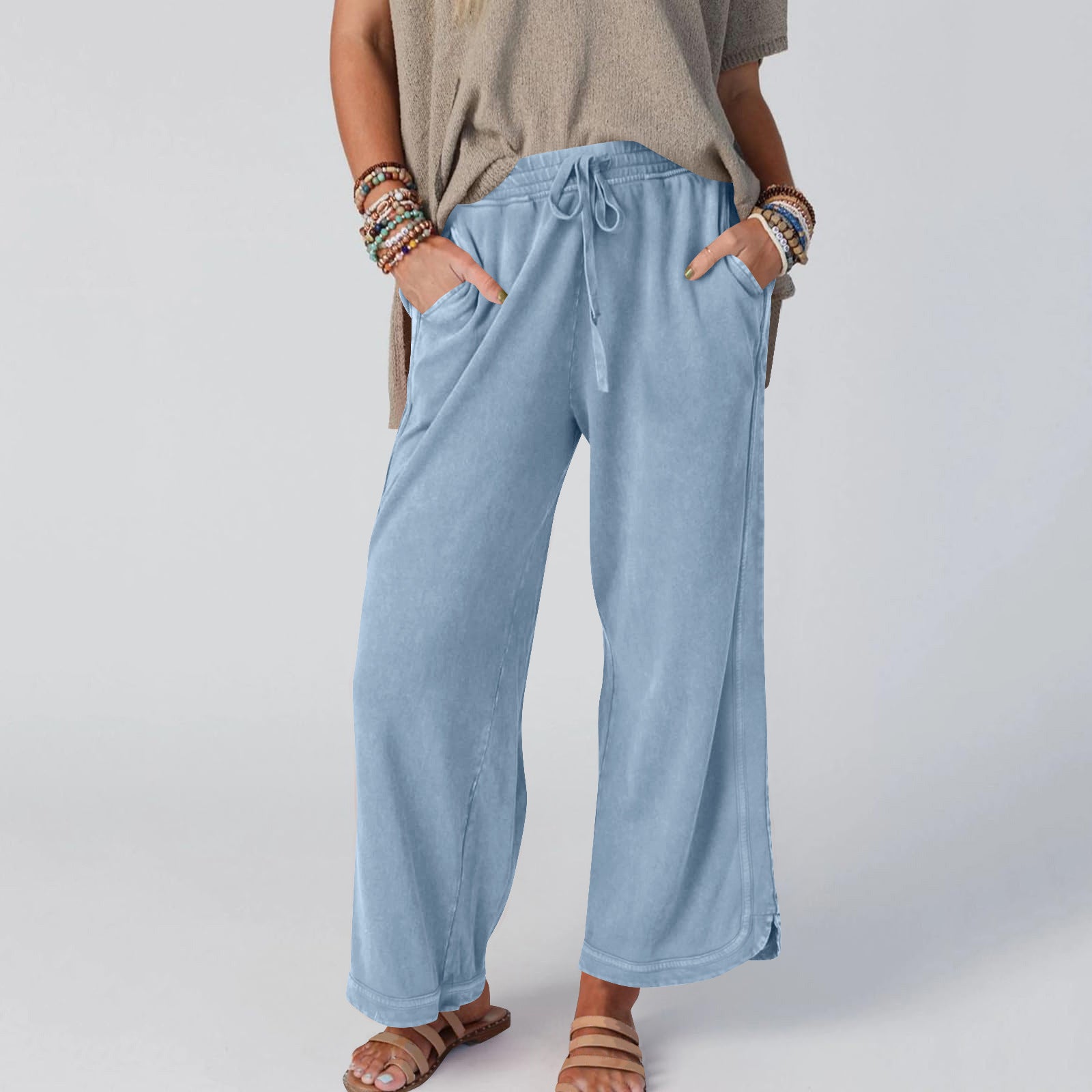 Anna | Vintage Wide Leg High Waist Pants