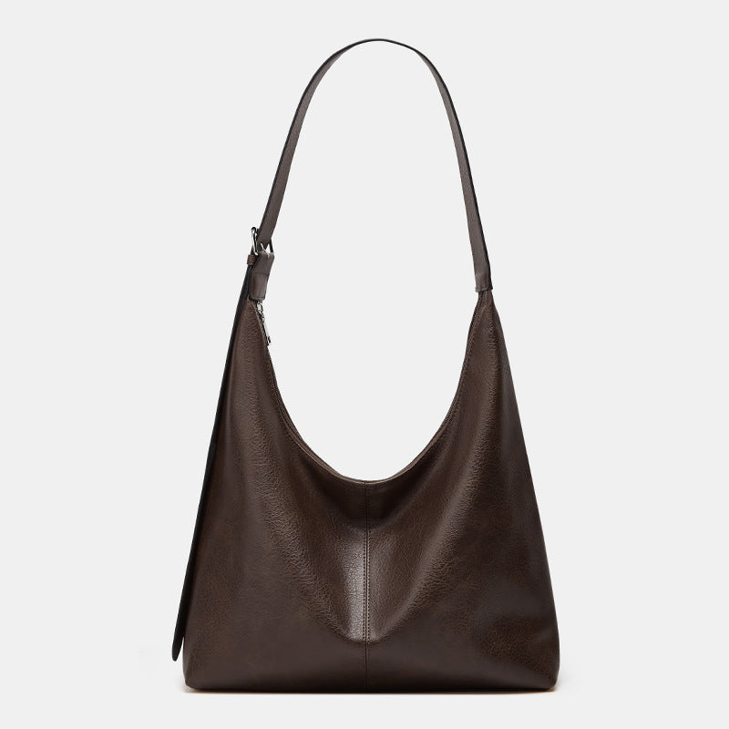 Lyra | Casual Solid Colour Large Shoulder Crossbody Bag