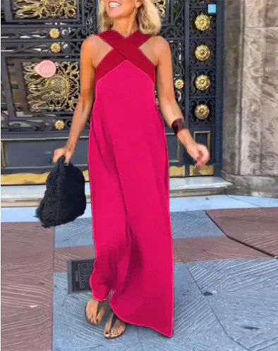 Nora | Wrap-Front Maxi Dress