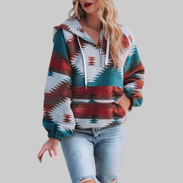 Bailey | Comfy Oversized Zip Up Long Sleeve Hoodie Sweatshirt