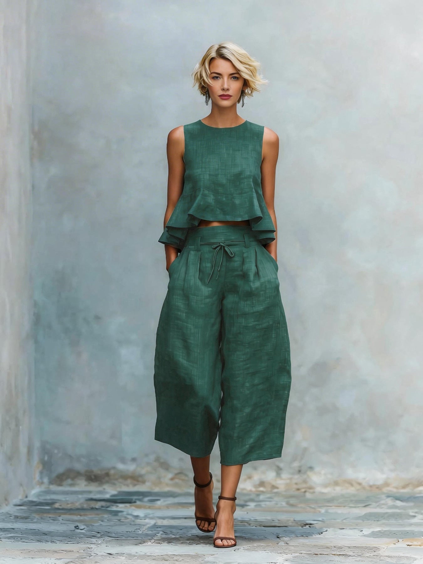Vivienne | Elegant Two-Piece Trouser Set