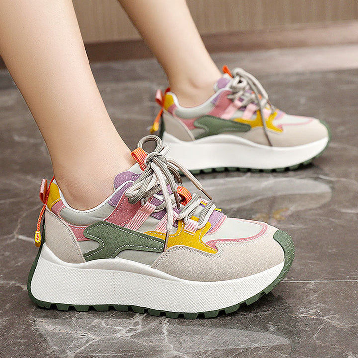 Violet | Comfy Breathable Lace up Running Sneakers