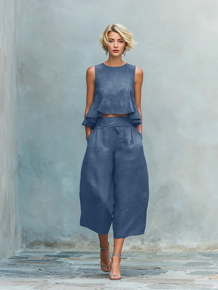 Vivienne | Elegant Two-Piece Trouser Set