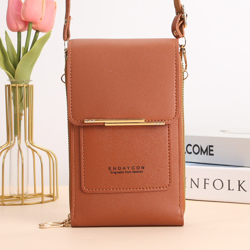 Cora | Stylish Mobile Phone Messenger Bag with Touch Screen