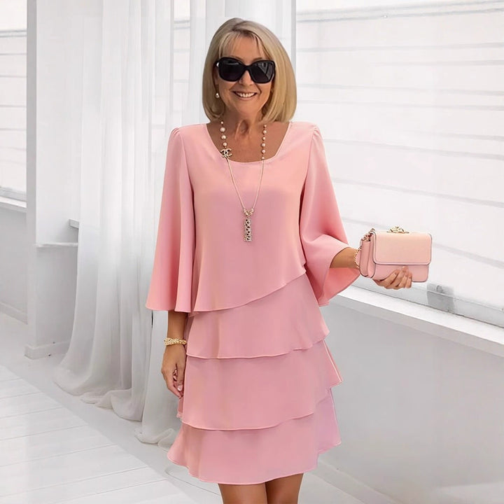 Annabelle | Ruffle A-Line Dress