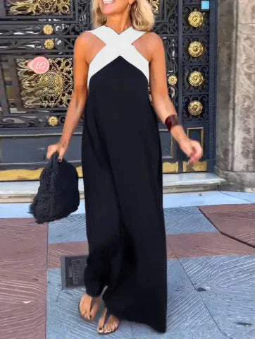 Nora | Wrap-Front Maxi Dress