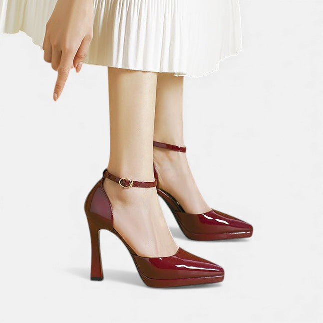 Rachel | Ankle Strap Heels