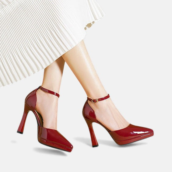 Rachel | Ankle Strap Heels