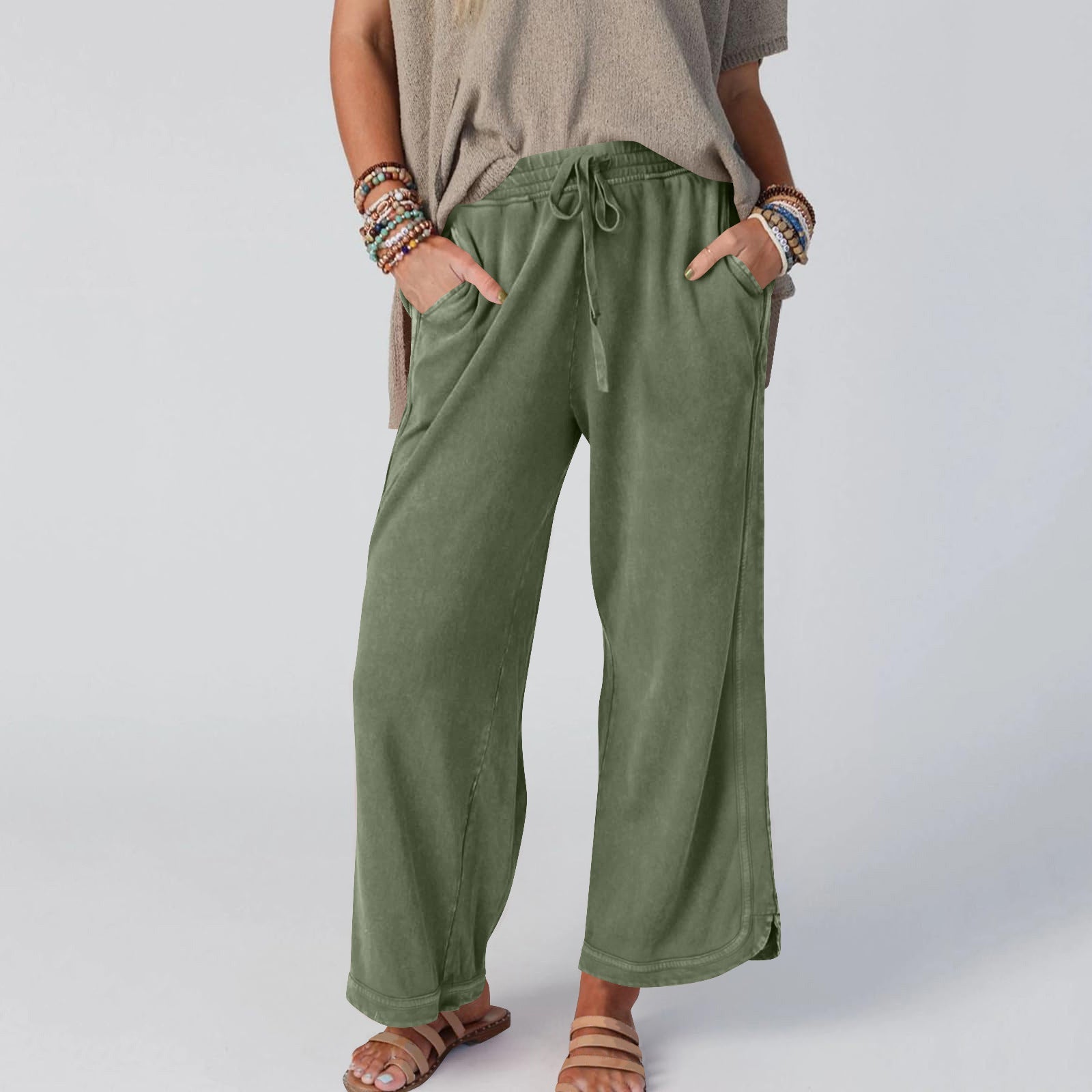 Anna | Vintage Wide Leg High Waist Pants