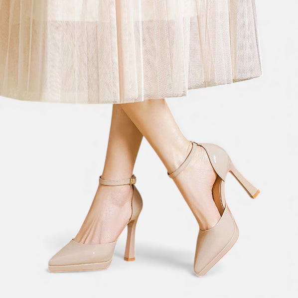 Rachel | Ankle Strap Heels