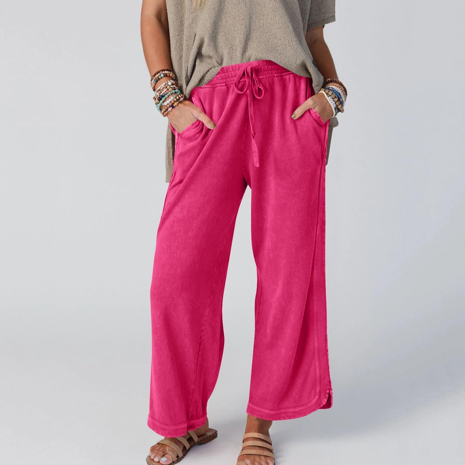 Anna | Vintage Wide Leg High Waist Pants