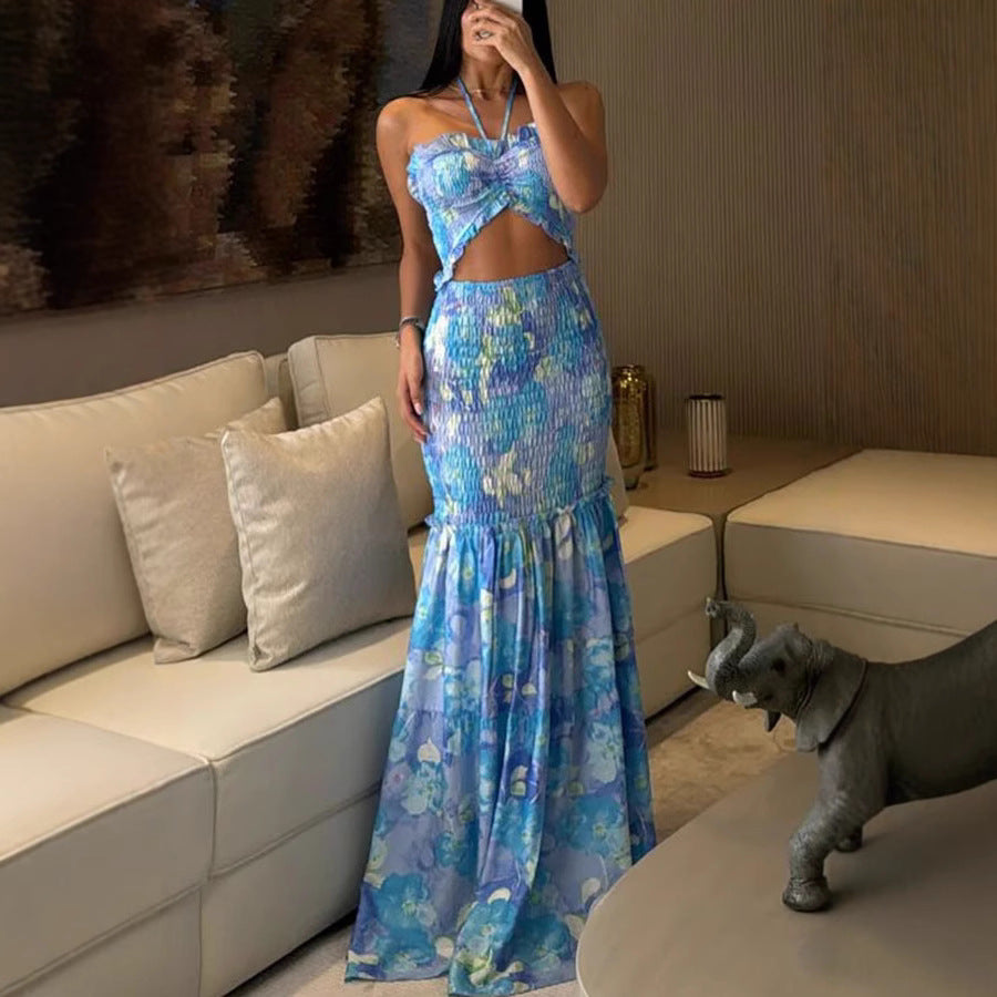 Livara | Classy Ruffle Hem Mermaid Dress