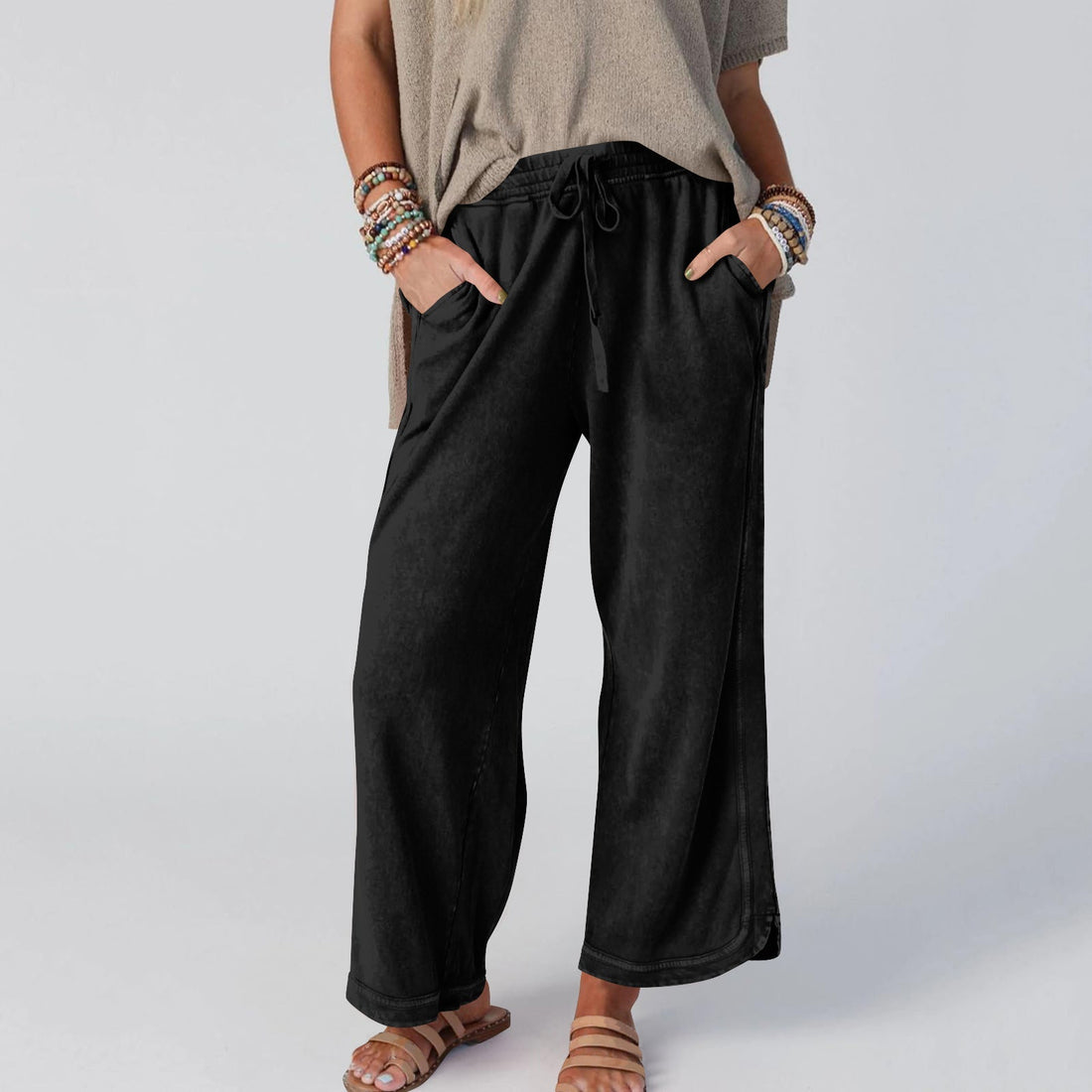 Anna | Vintage Wide Leg High Waist Pants