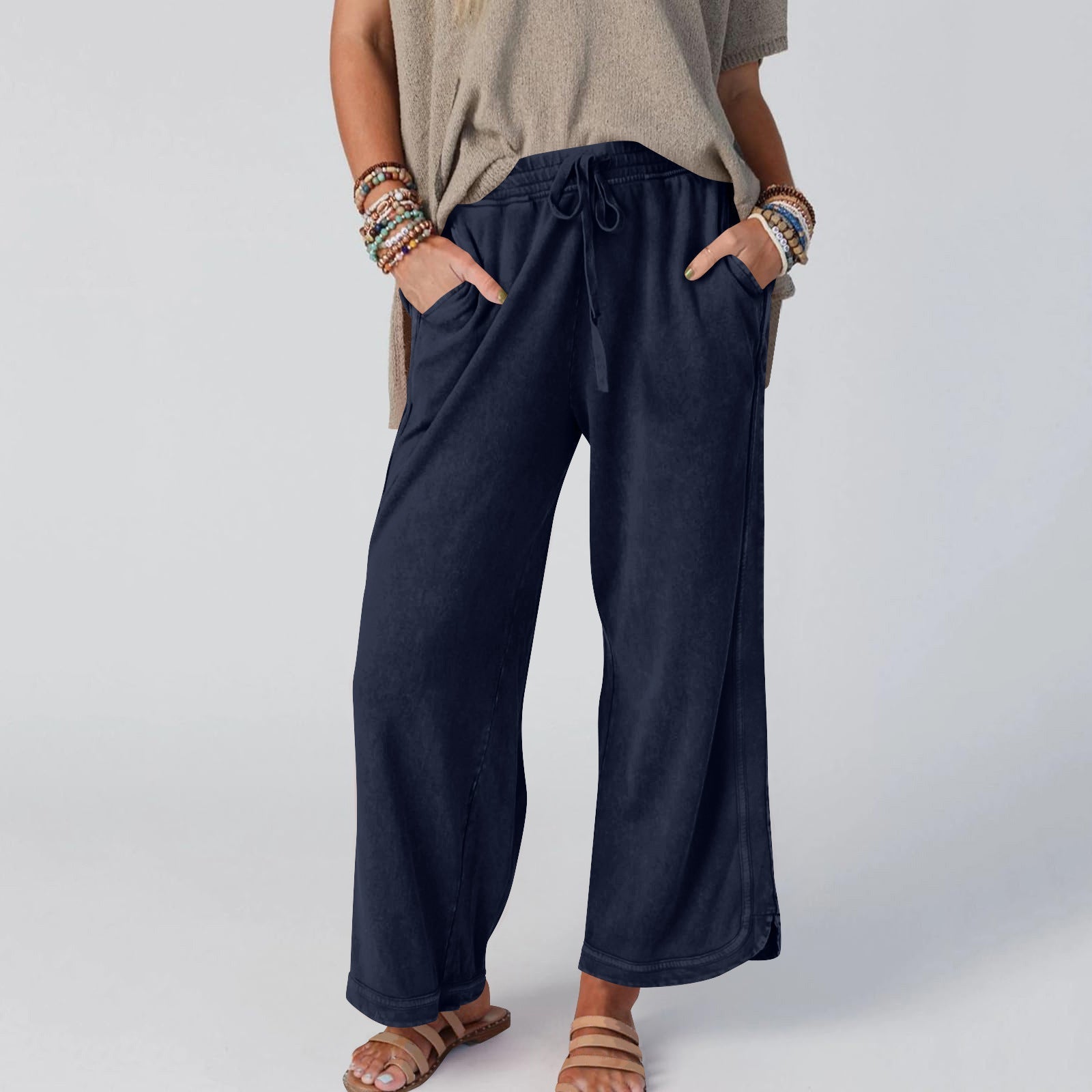 Anna | Vintage Wide Leg High Waist Pants