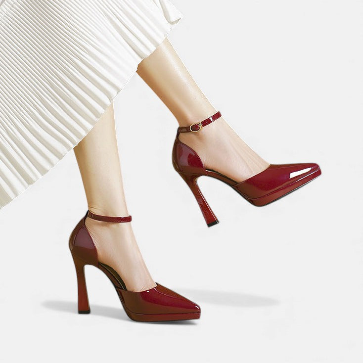 Rachel | Ankle Strap Heels