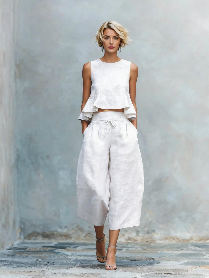 Vivienne | Elegant Two-Piece Trouser Set