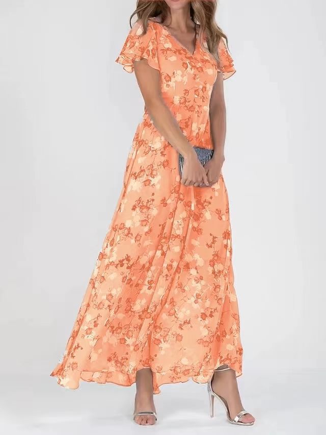 Brenda | Flowing Floral Maxi Dress