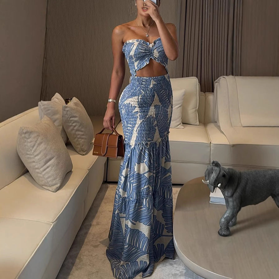 Livara | Classy Ruffle Hem Mermaid Dress