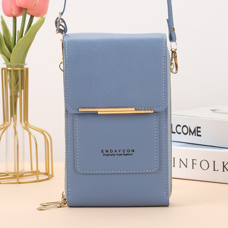 Cora | Stylish Mobile Phone Messenger Bag with Touch Screen