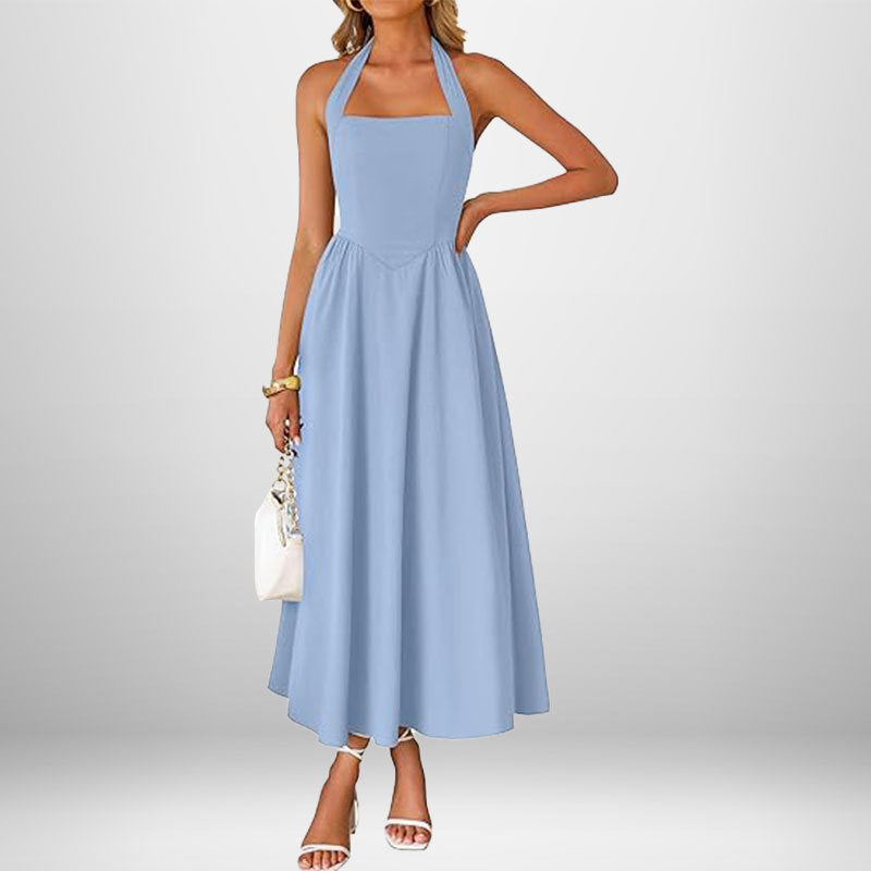 Winslow | Trendy Halter Neck Sleeveless dress