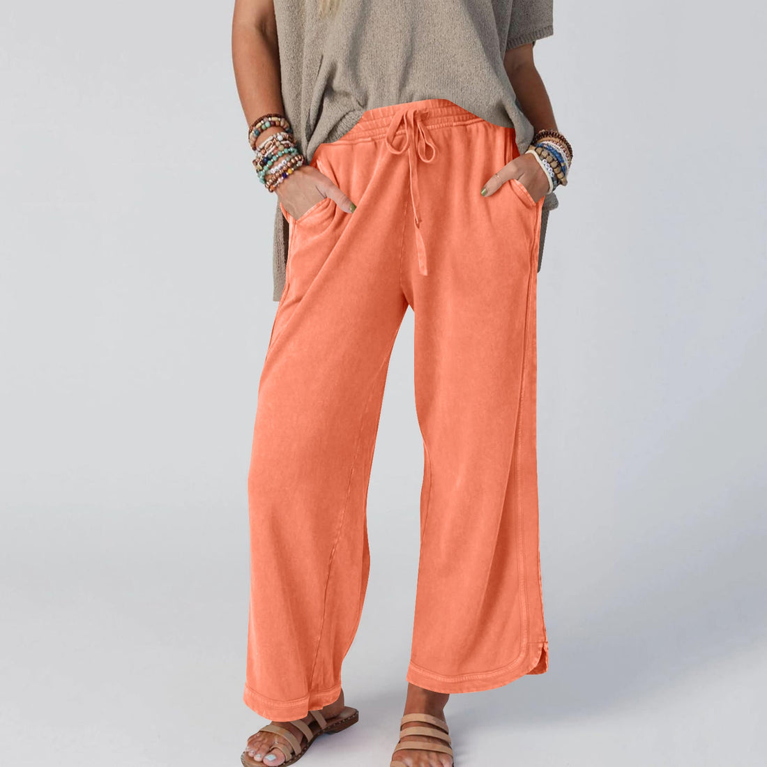 Anna | Vintage Wide Leg High Waist Pants