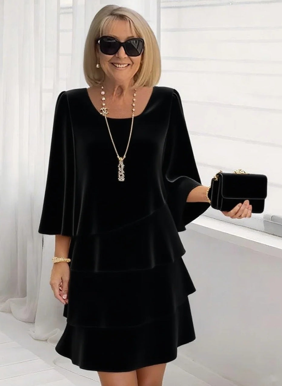 Annabelle | Ruffle A-Line Dress