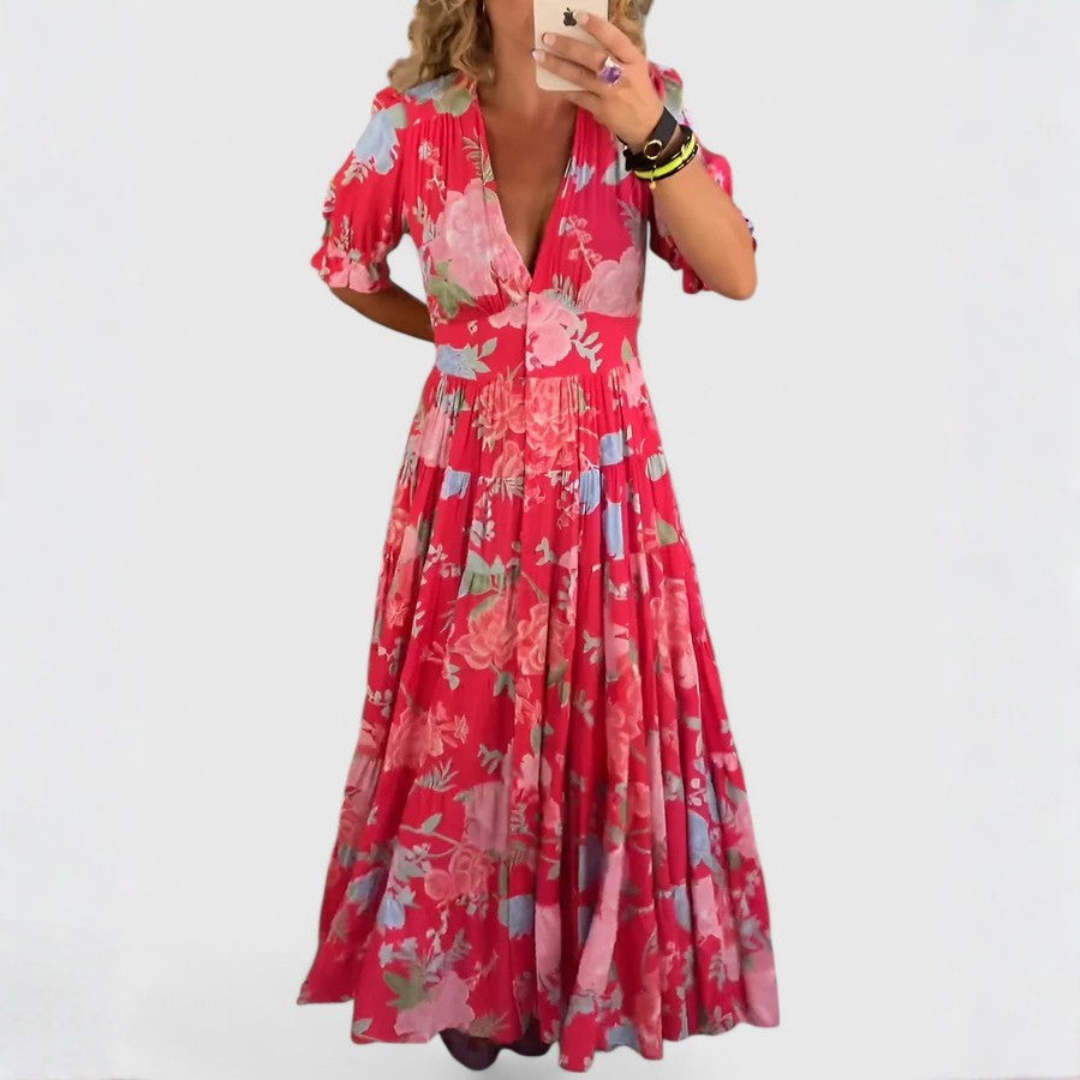 Cassandra | Floral Pocket Dress
