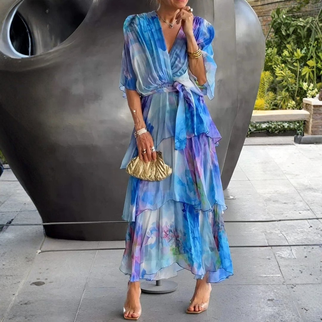 Genevieve | Chiffon Wrap Dress