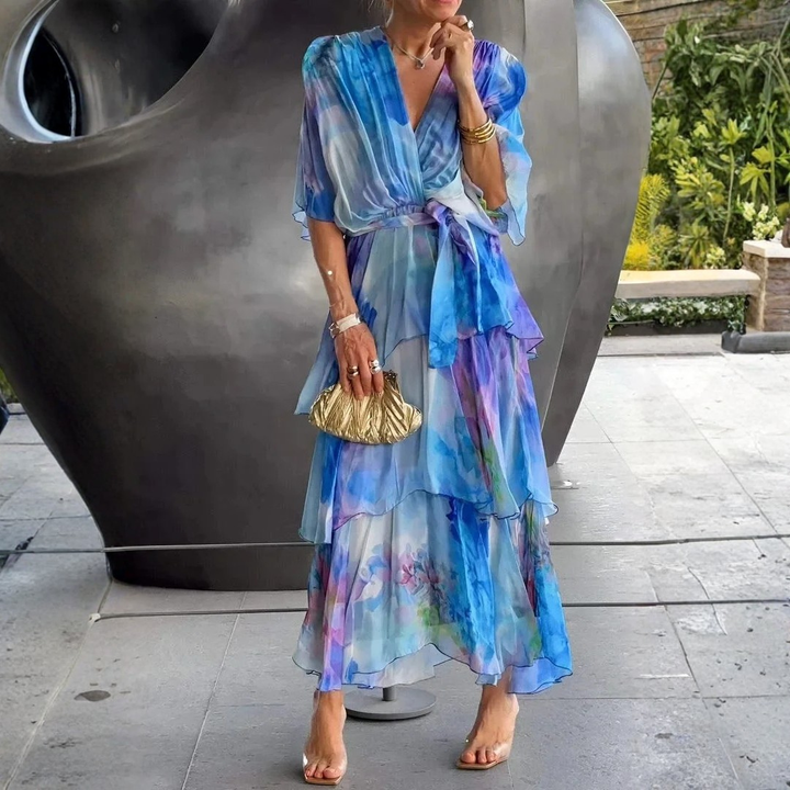 Genevieve | Chiffon Wrap Dress