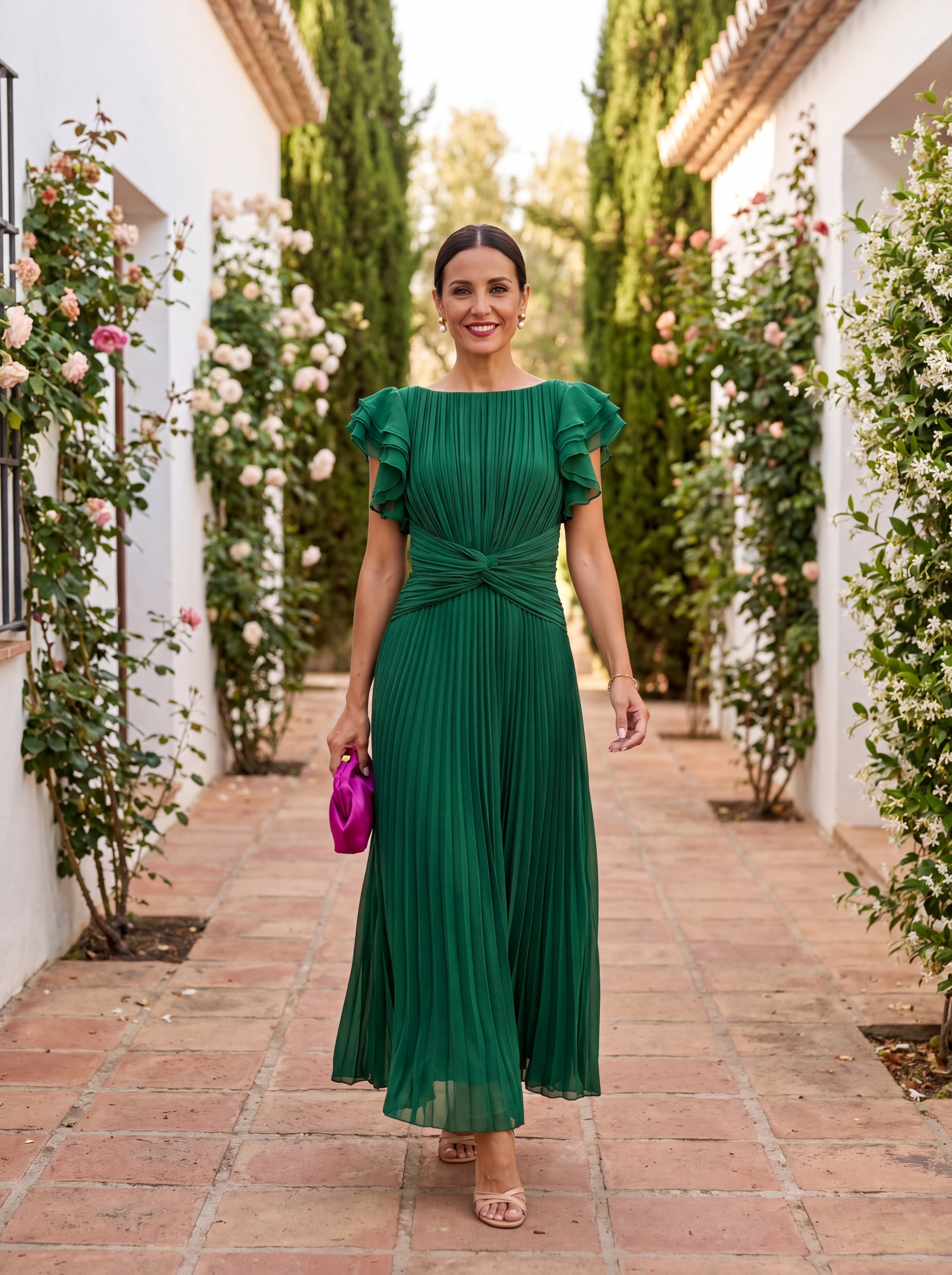 Eska | Flowing Tie-Waist Dress
