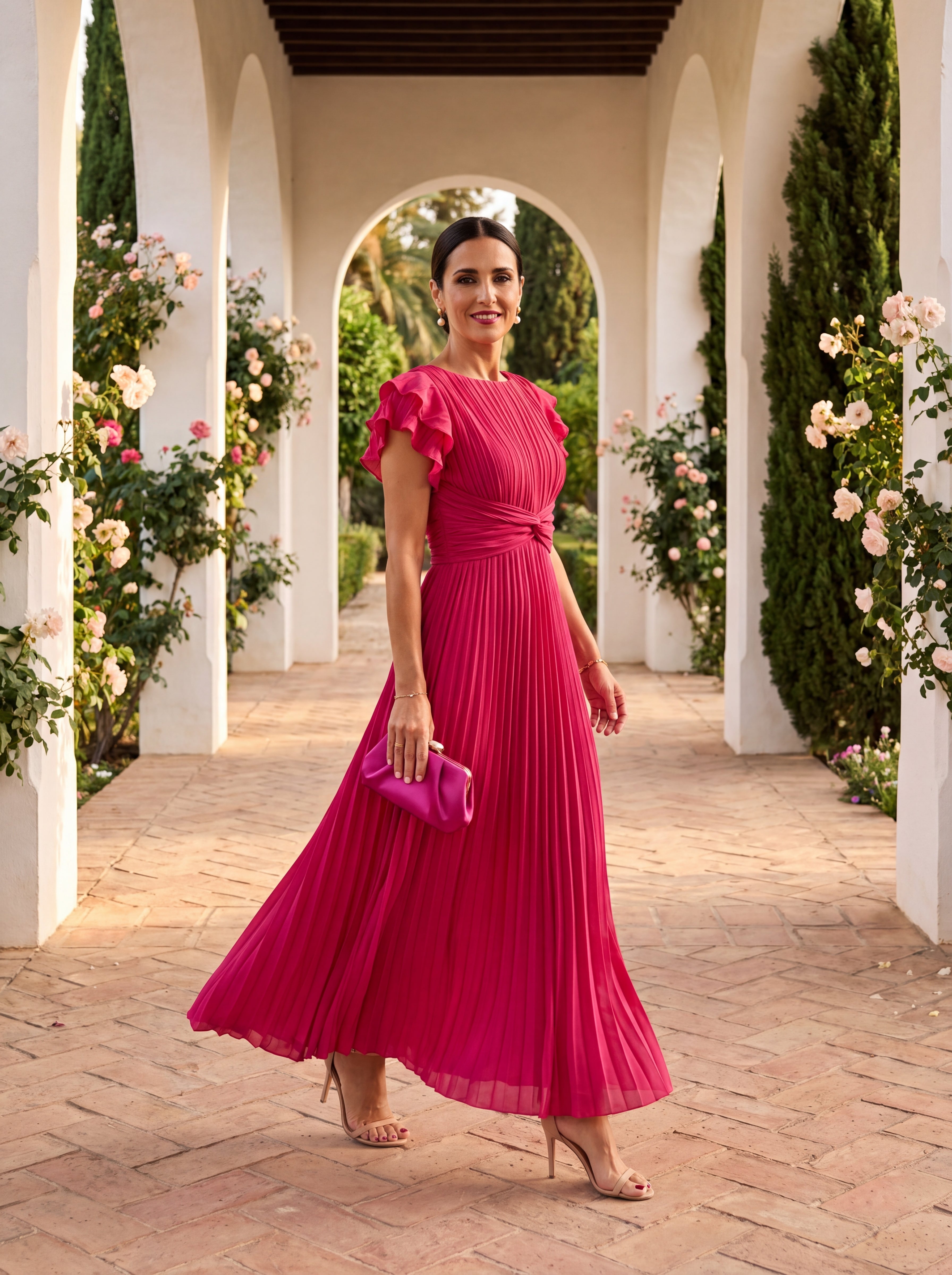 Eska | Flowing Tie-Waist Dress