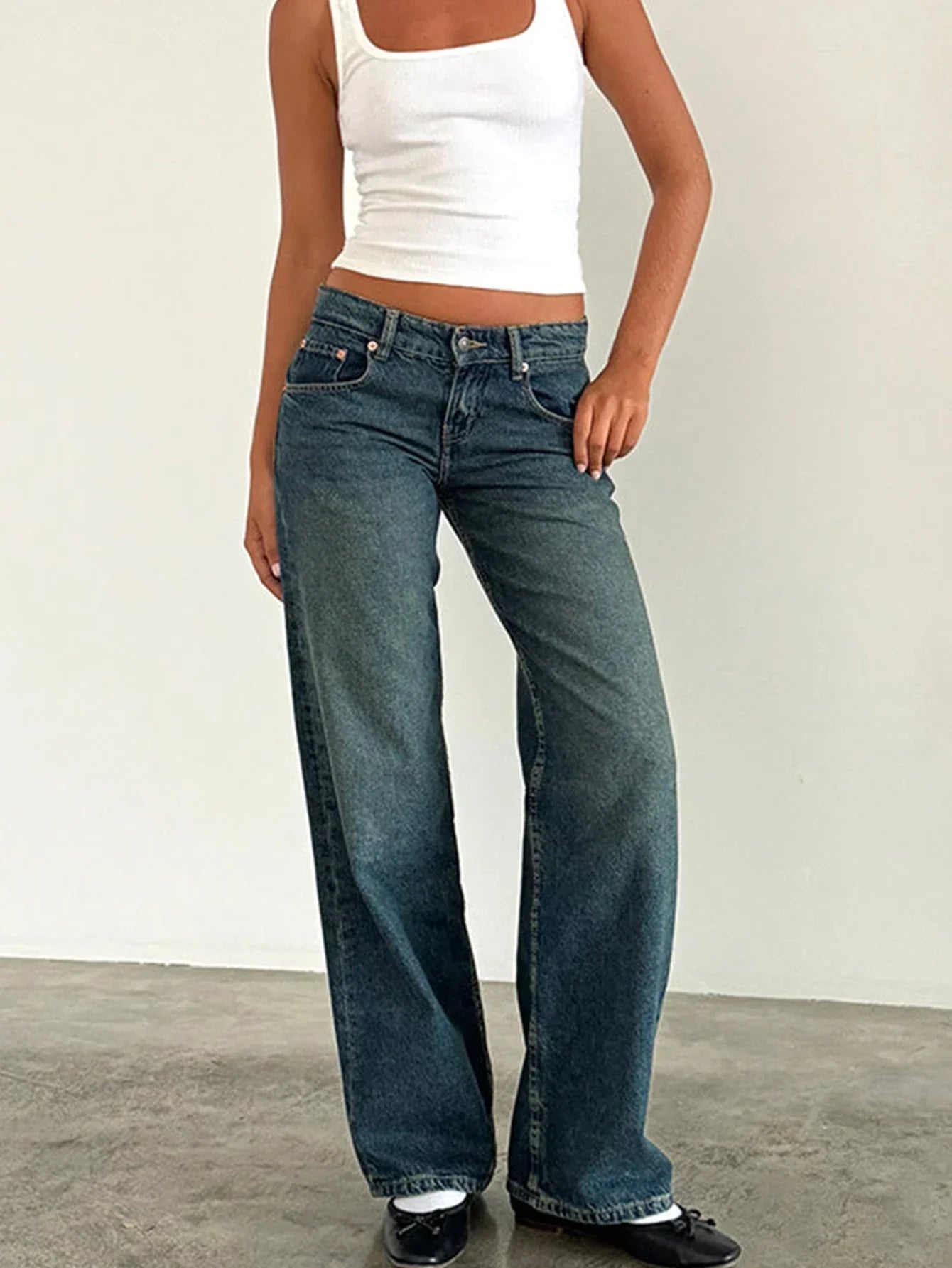 Madison | Vintage Casual Baggy Jeans