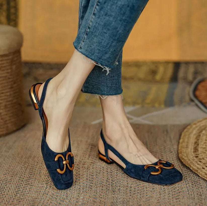 Amelie | Elegant Slingback Flats