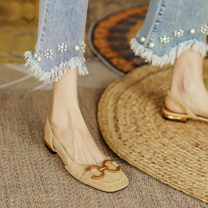 Amelie | Elegant Slingback Flats