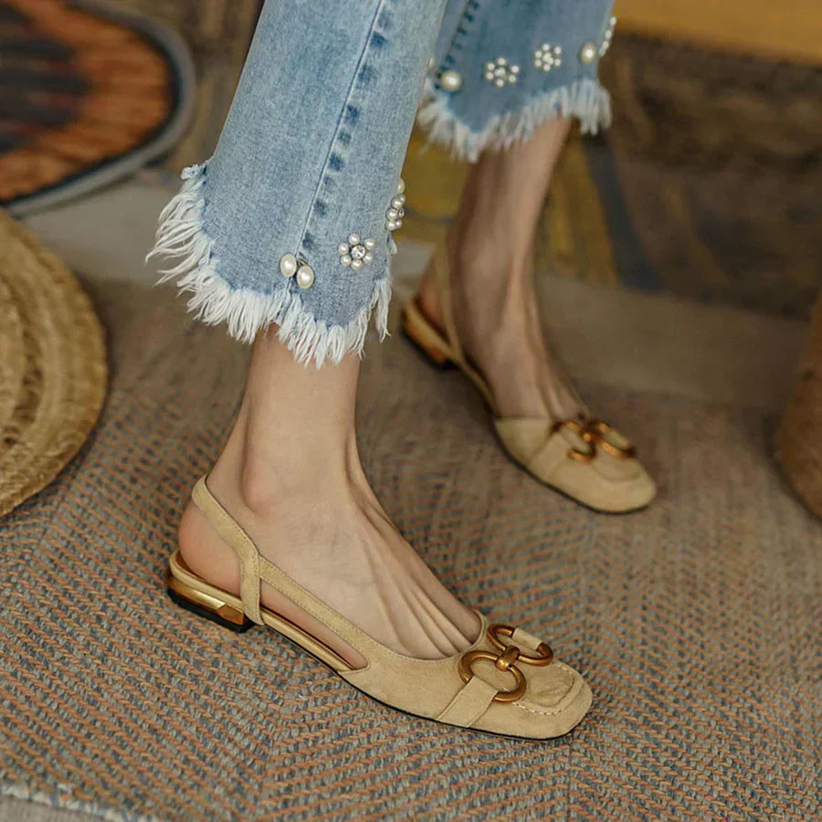 Amelie | Elegant Slingback Flats