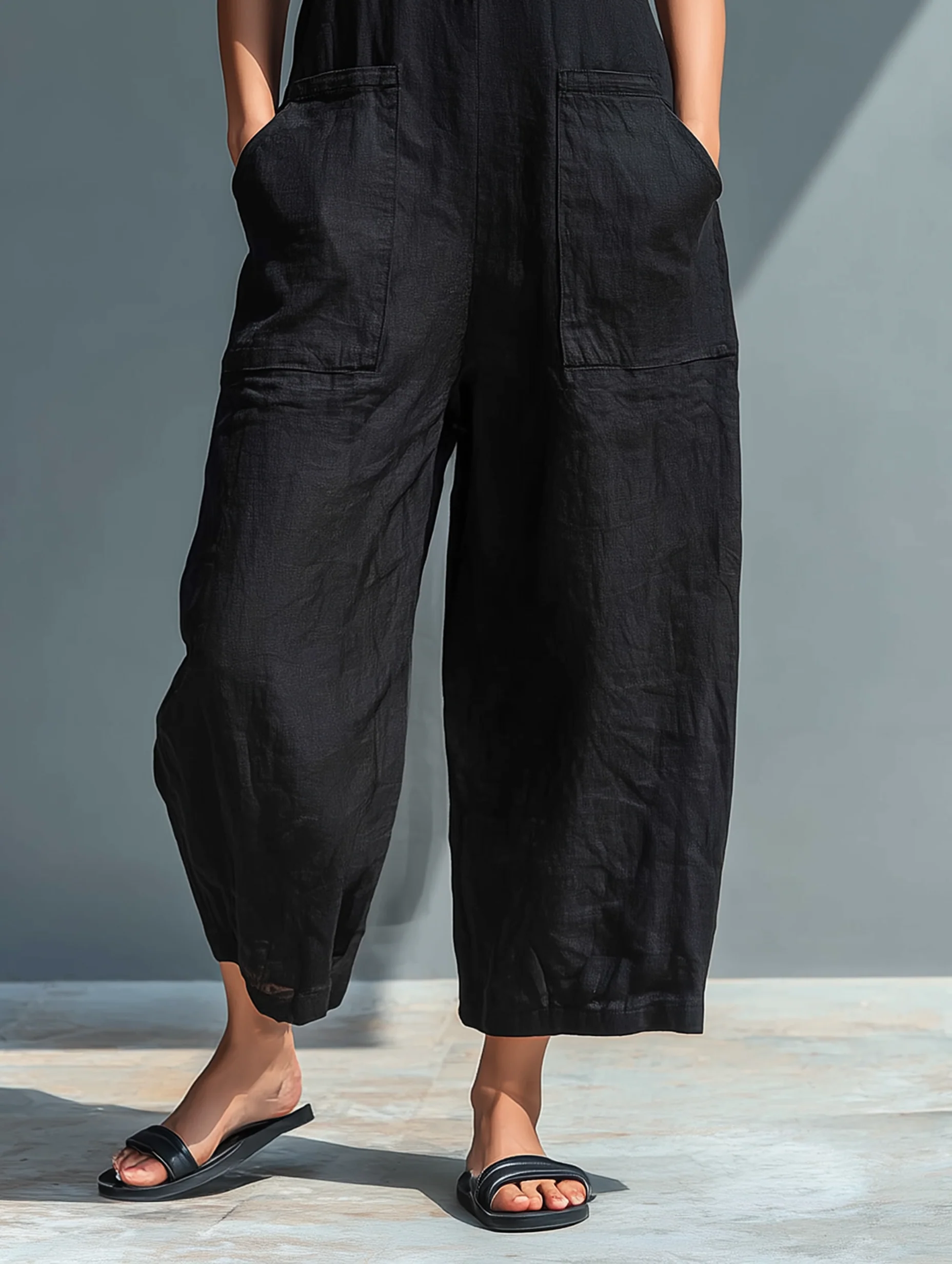 Monroe | Sleeveless Minimalist Jumpsuit
