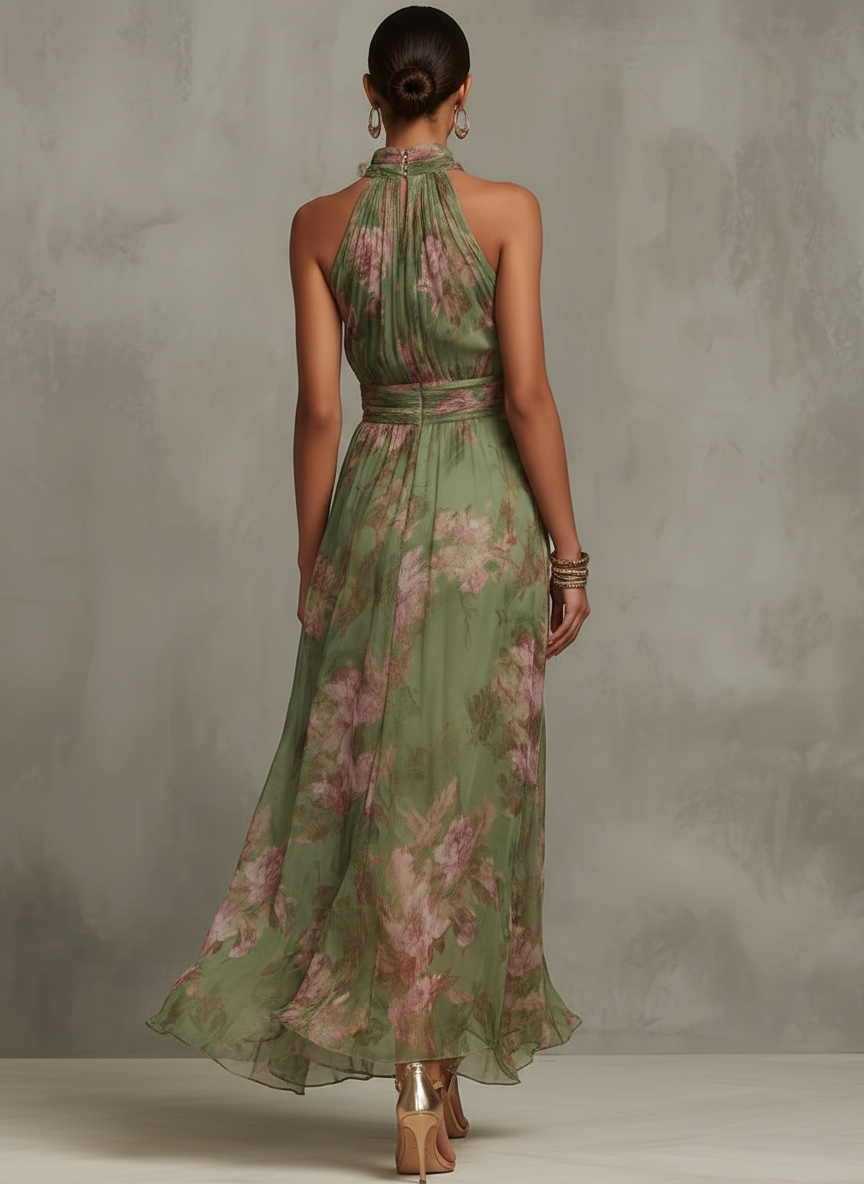 Kaela | Meadow Halter Maxi
