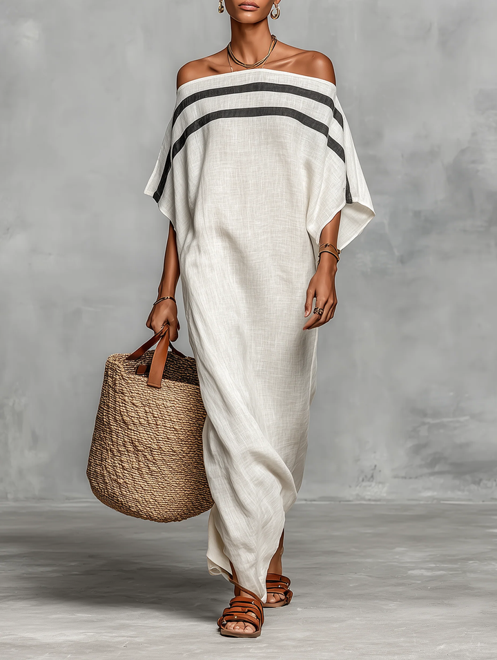 Seraphina | Off-Shoulder Batwing Maxi Dress