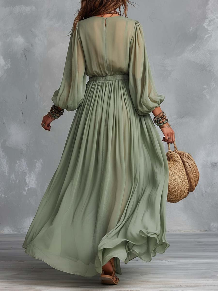Soleia | Floral Boho Maxi Dress