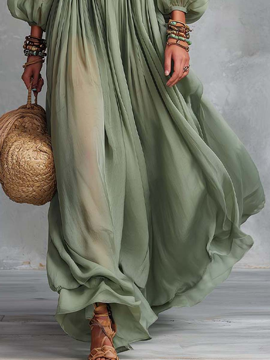 Soleia | Floral Boho Maxi Dress