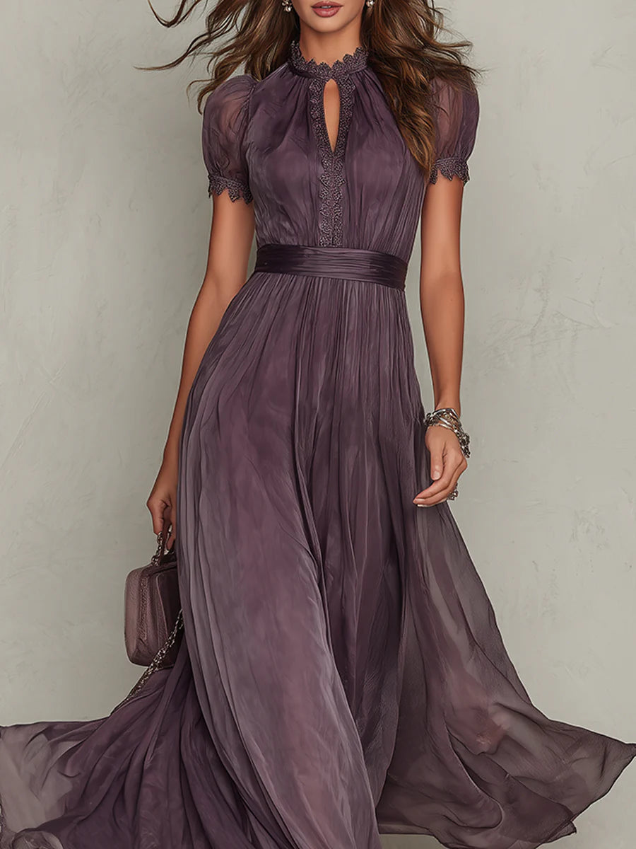 Luna | Elegant Lace Maxi Dress