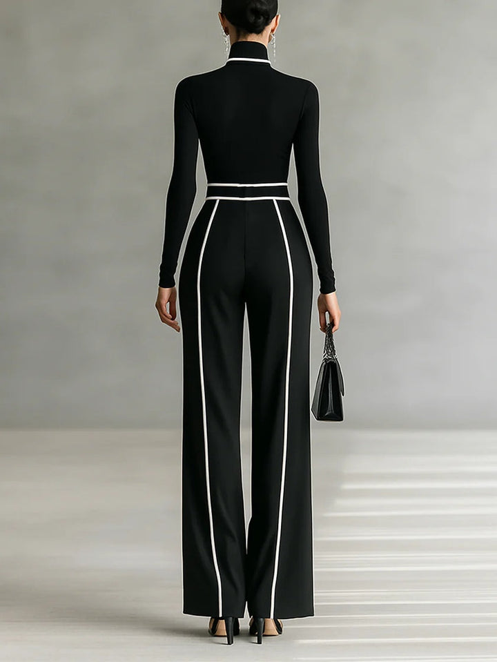 Monroe | Contrast Trim Two-Piece Set