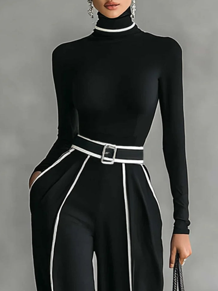 Valentina | Contrast Trim Two-Piece Set